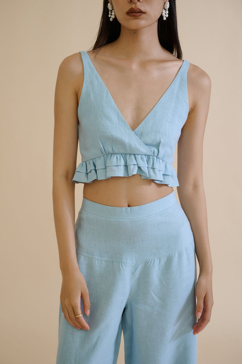 FURAHA TOP (CORNFLOWER) - RICOCHET