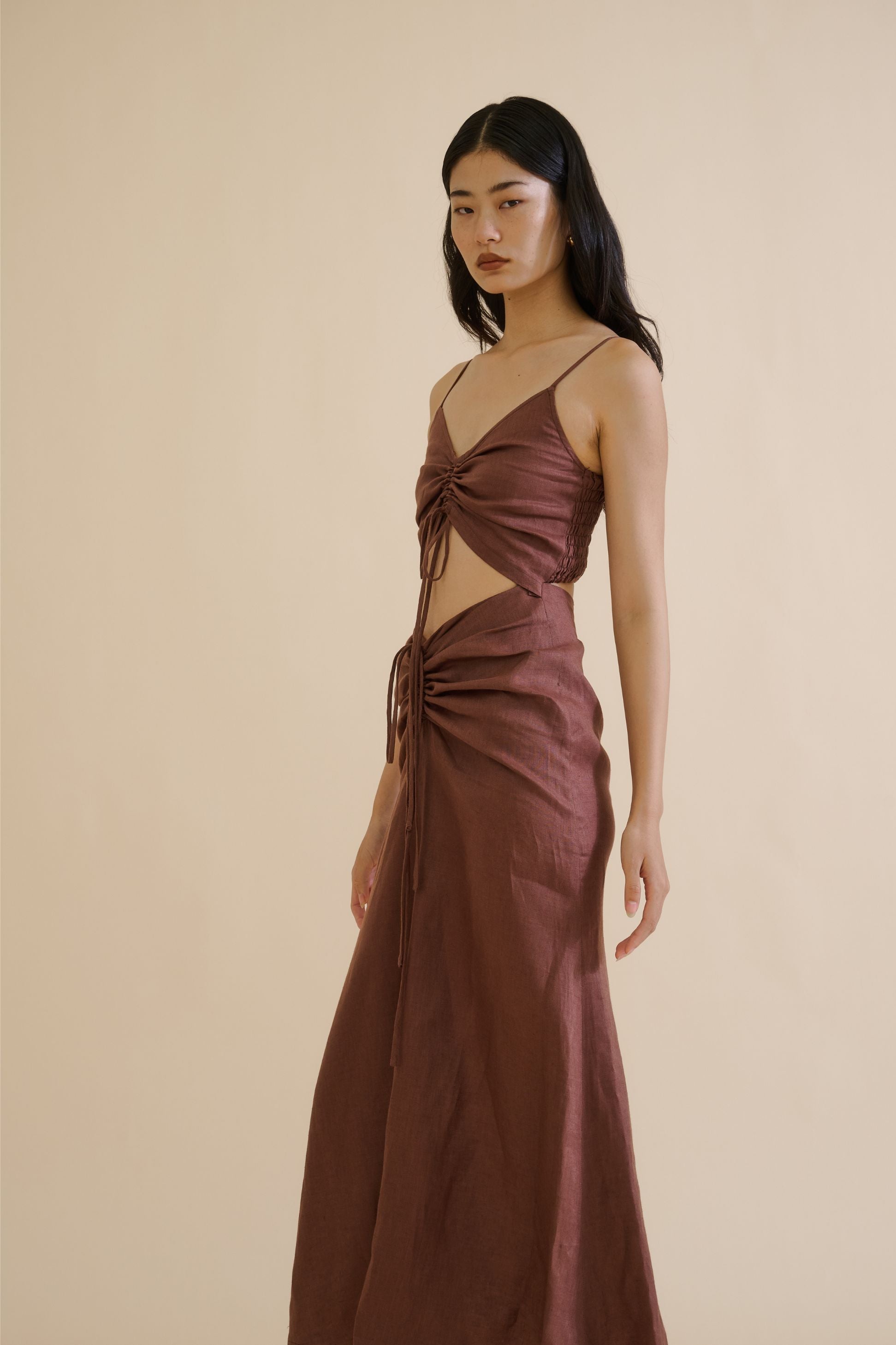 AANYA DRESS (SOIL) - RICOCHET