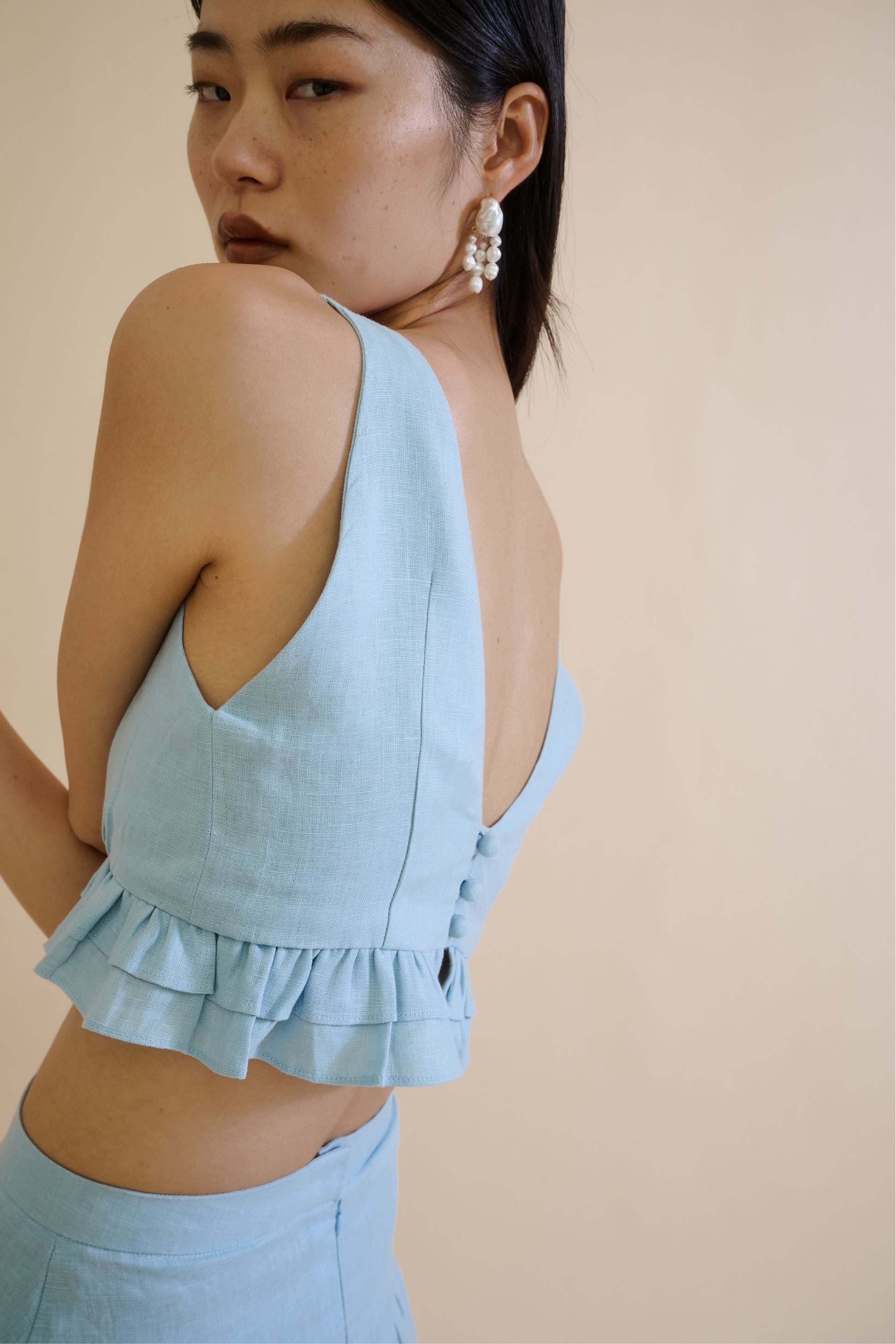 FURAHA TOP (CORNFLOWER) - RICOCHET