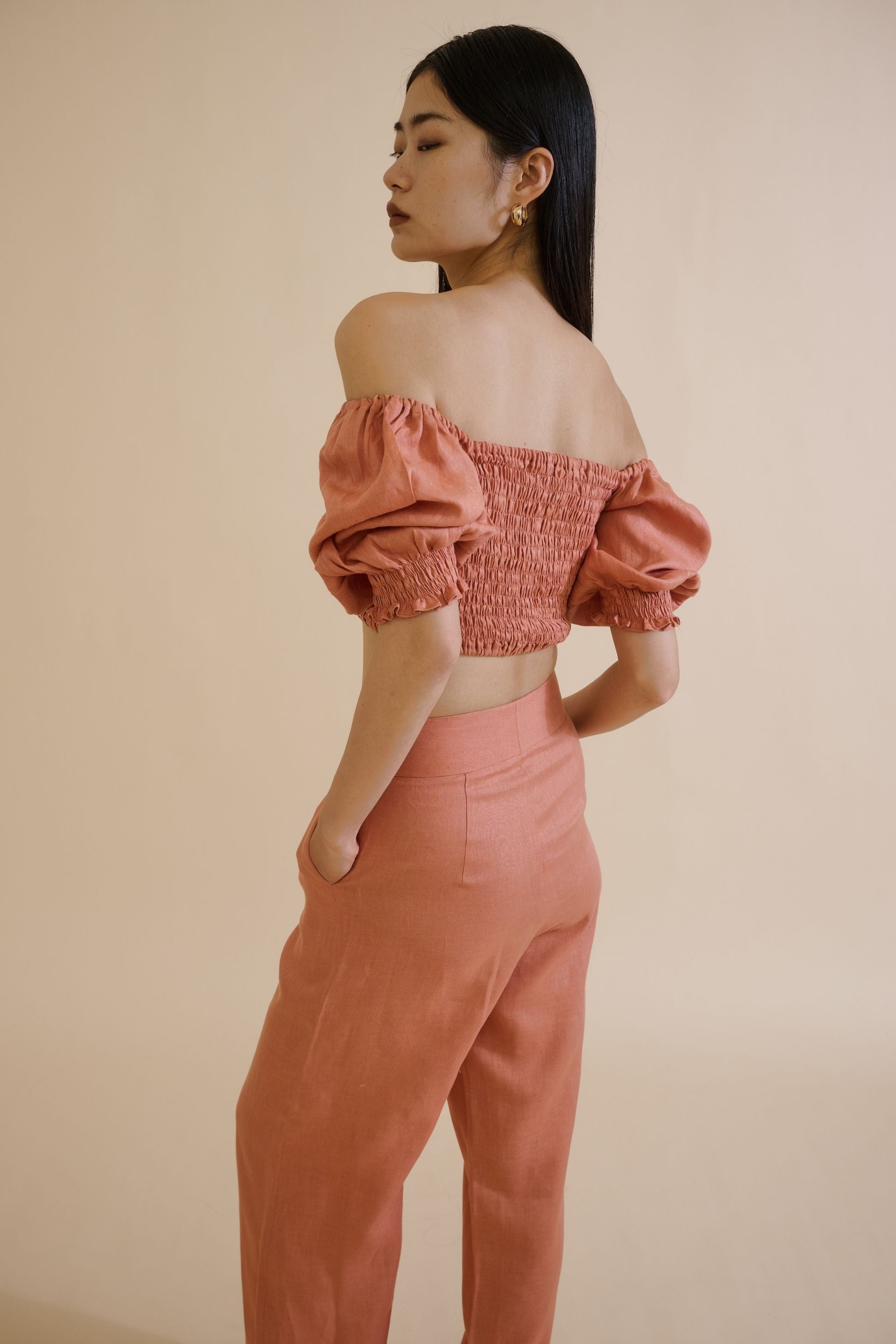 RANA TROUSER (TERRACOTTA) - RICOCHET