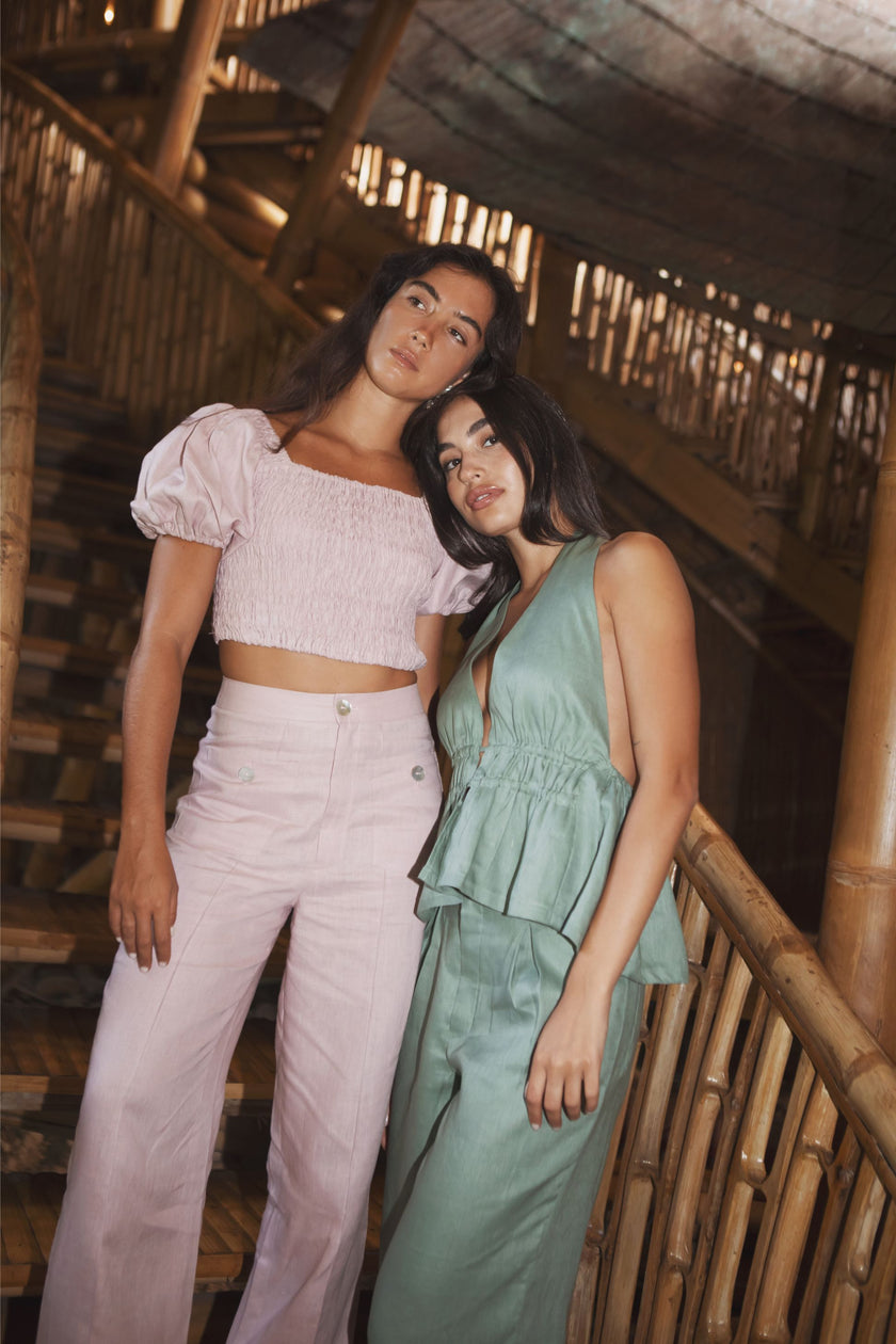 GIA TROUSER (BLUSH) - RICOCHET