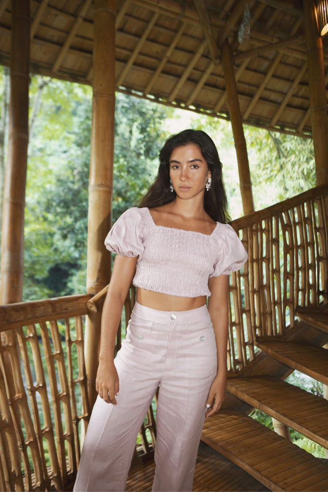 GIA TROUSER (BLUSH) - RICOCHET