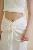 CHARMAINE SKIRT (POWDER WHITE) - RICOCHET