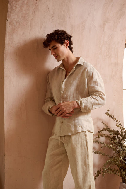 RAMI LINEN SHIRT - RICOCHET