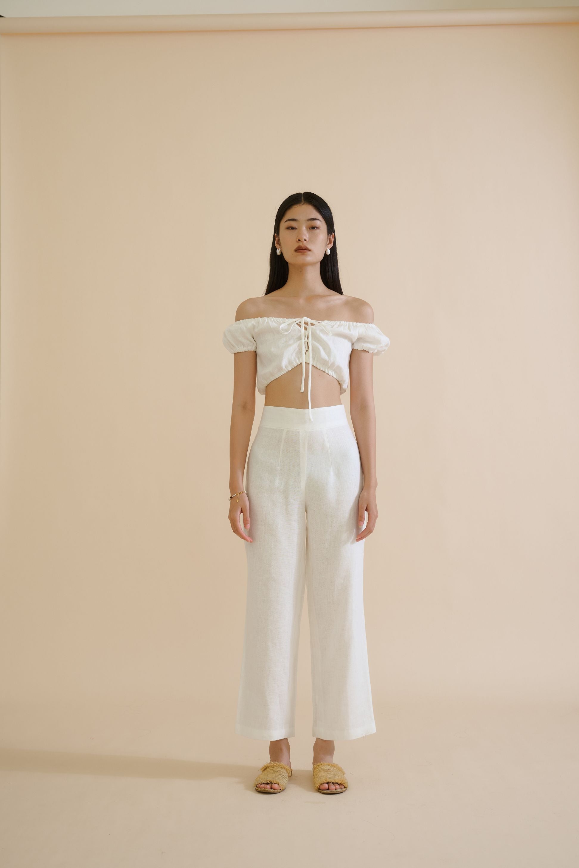 JAWHARA TROUSER (WHITE) - RICOCHET