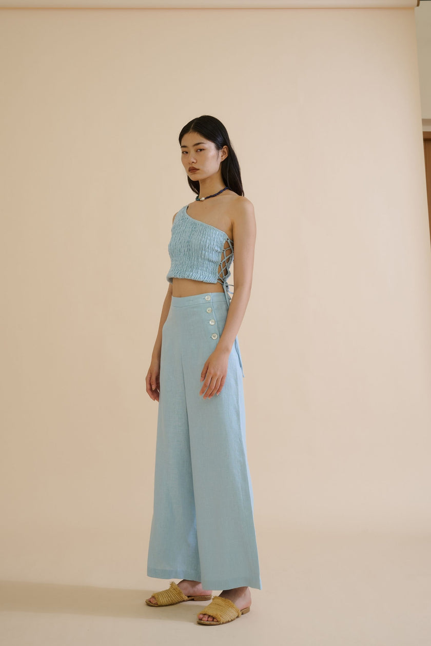 NEFELI TROUSER (CORNFLOWER) - RICOCHET