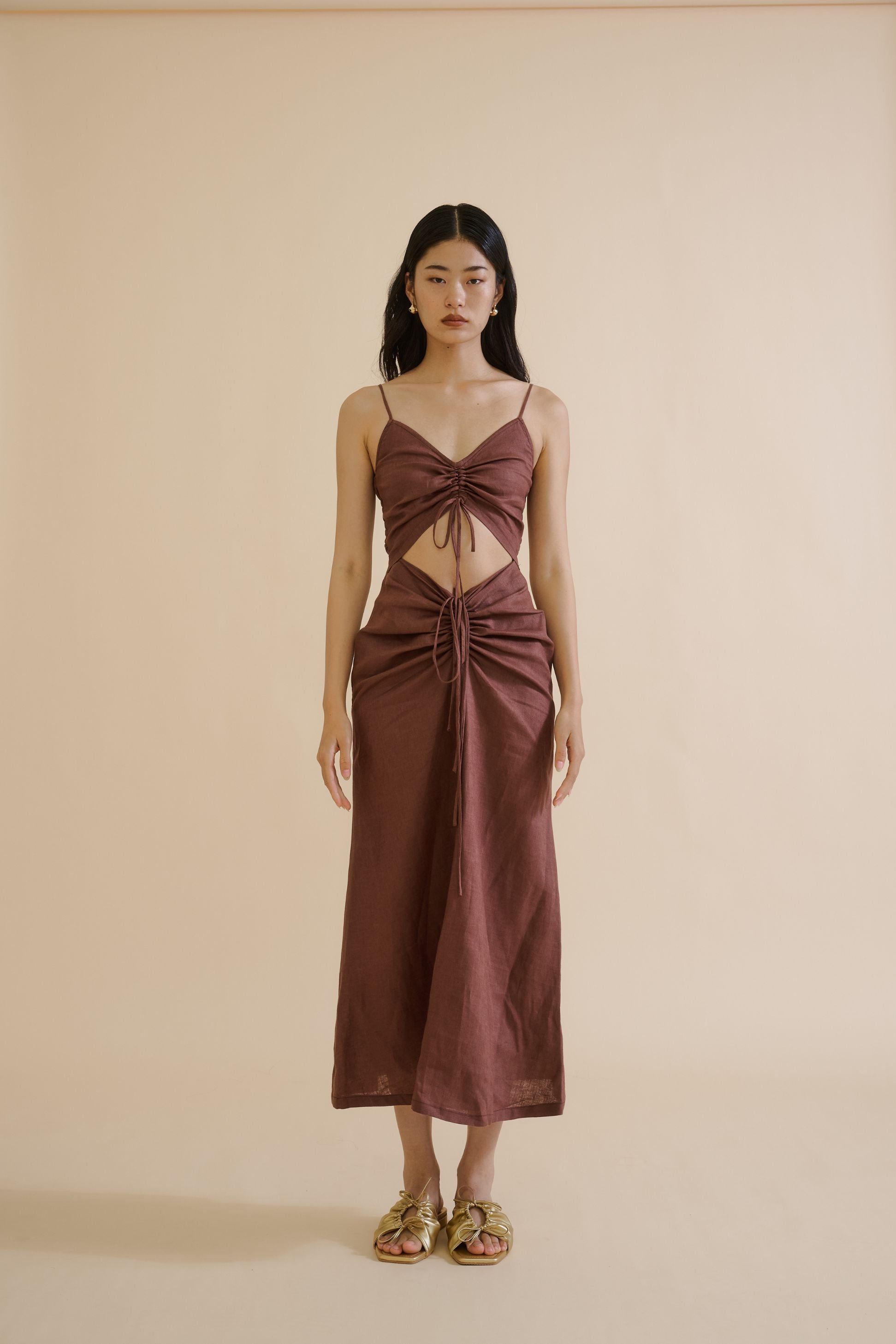 AANYA DRESS (SOIL) - RICOCHET