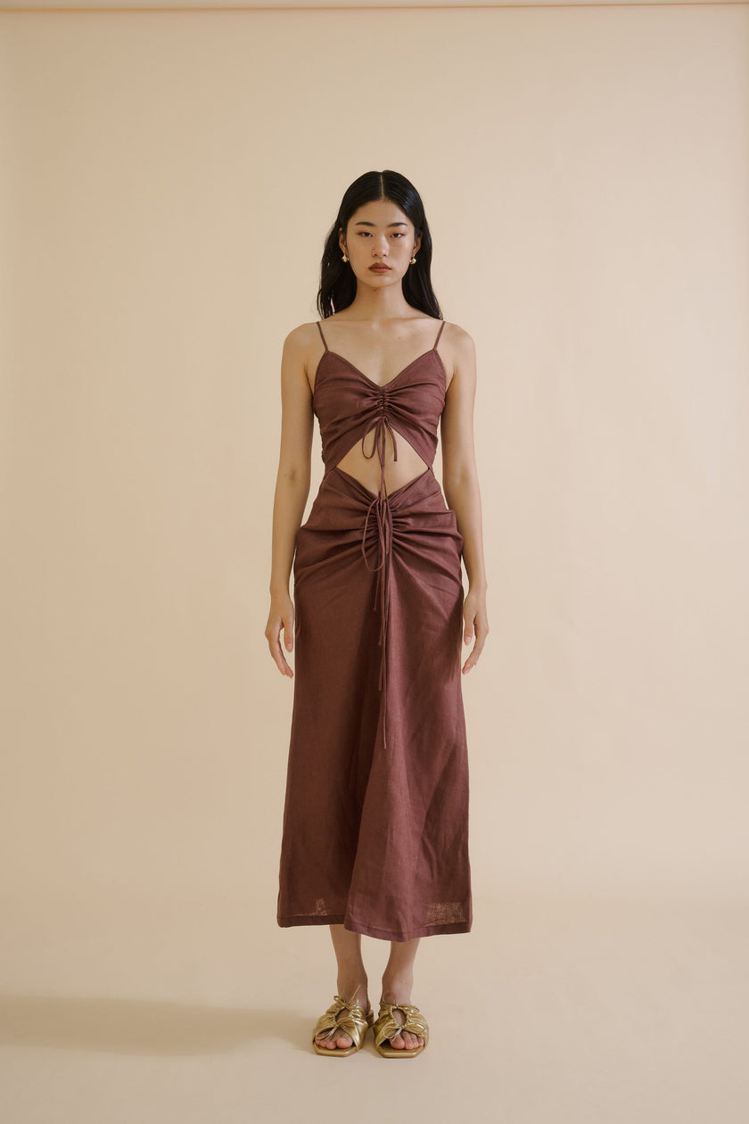 AANYA DRESS (SOIL) - RICOCHET