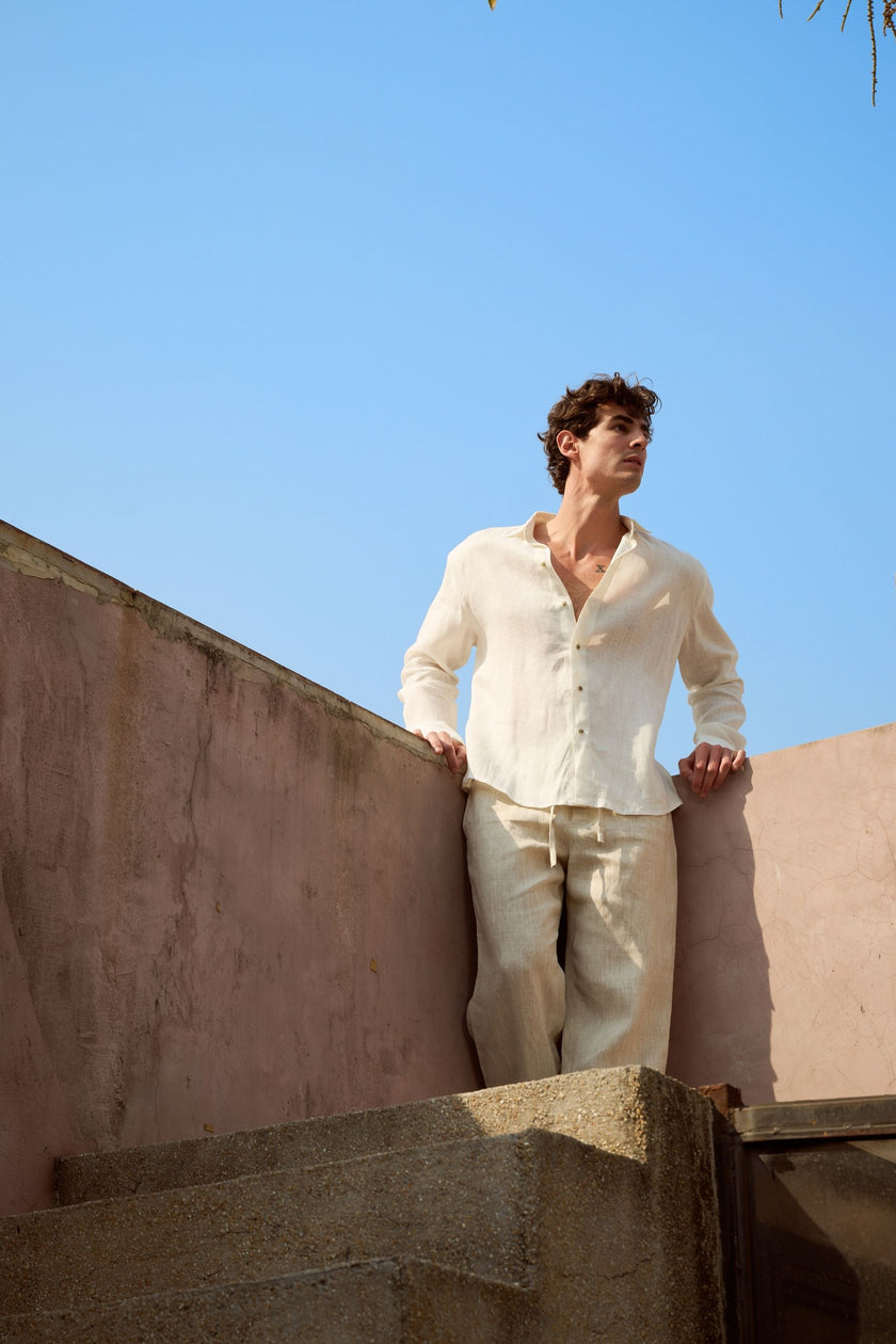 TARIQ LINEN SHIRT - RICOCHET