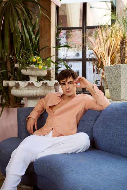 ZAYD LINEN SHIRT - RICOCHET