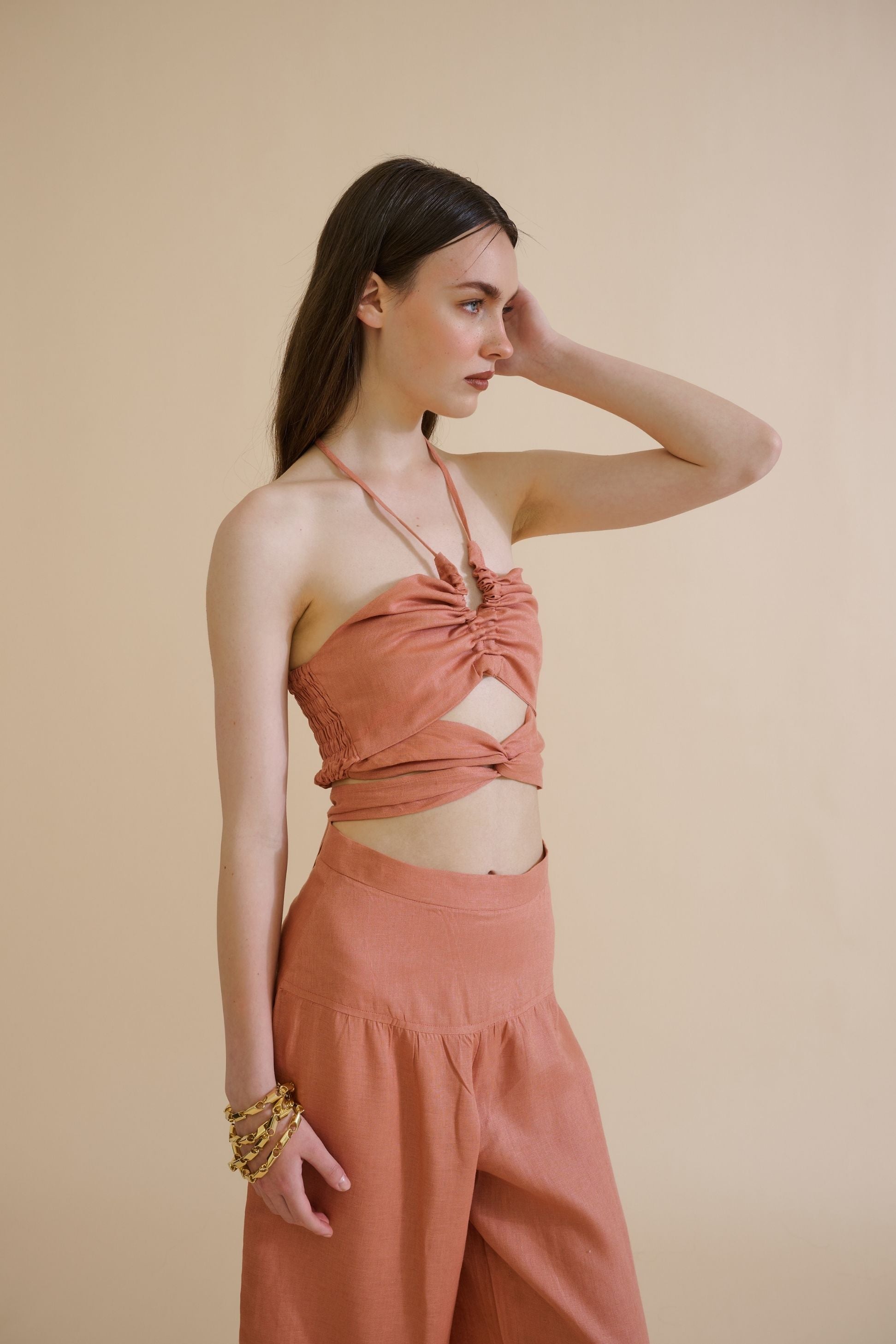 FURAHA TROUSER (TERRACOTTA) - RICOCHET