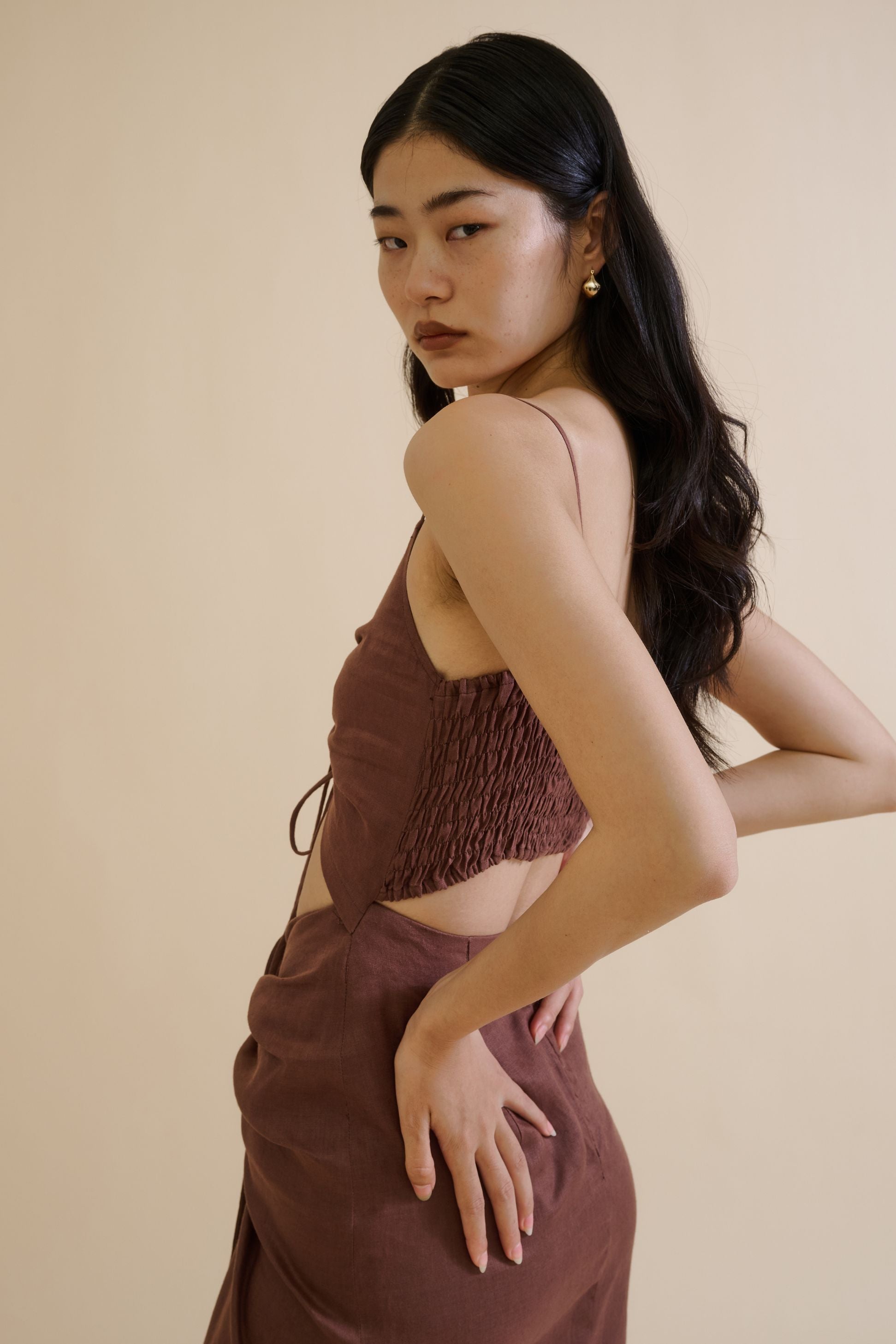 AANYA DRESS (SOIL) - RICOCHET