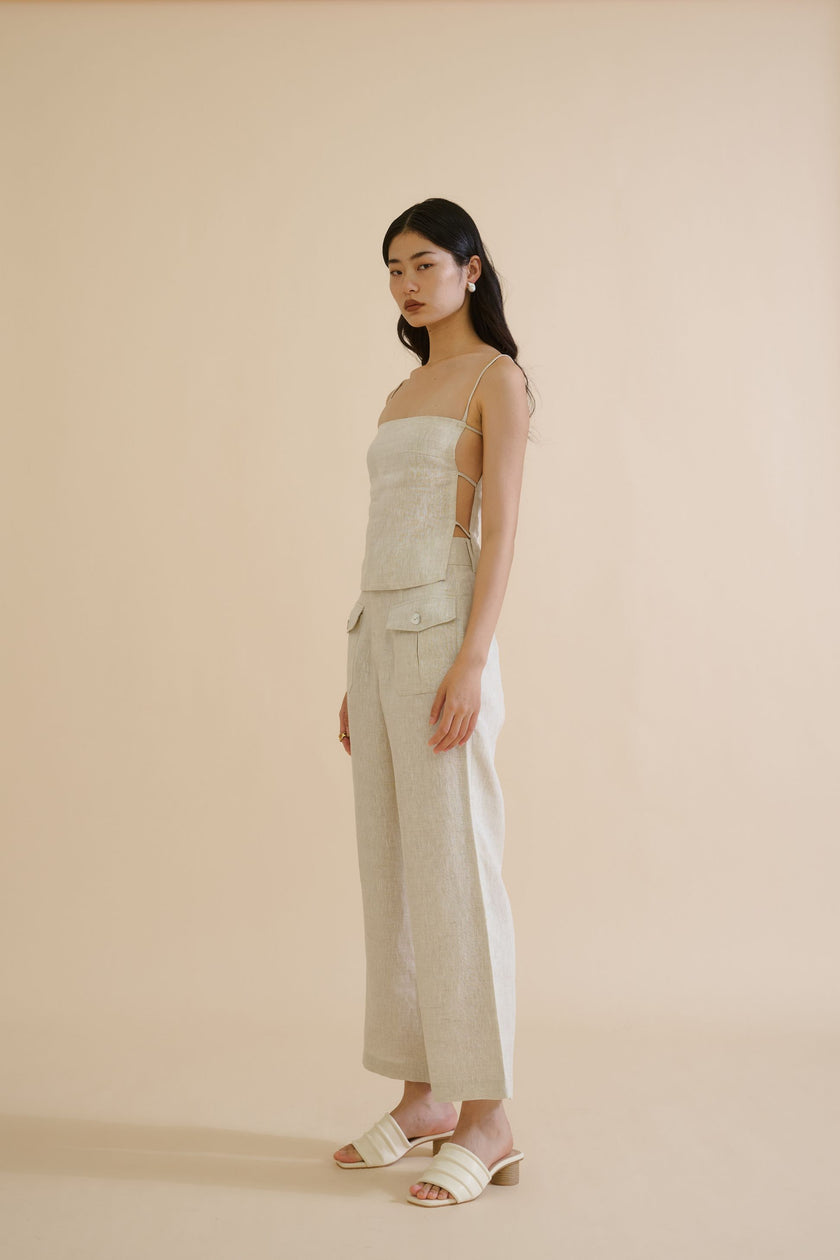 ADELINE TROUSER (SAND) - RICOCHET