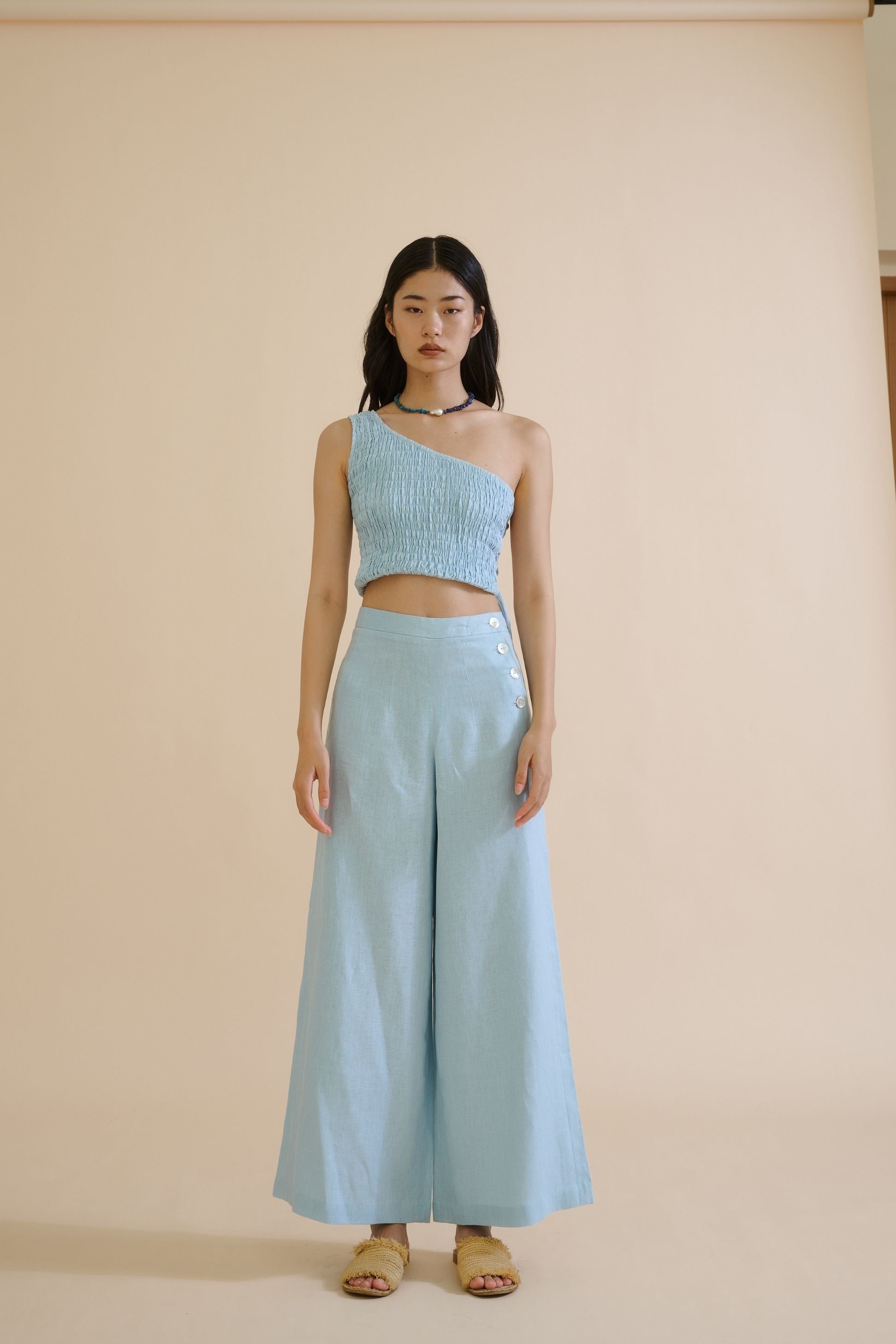 NEFELI TROUSER (CORNFLOWER) - RICOCHET