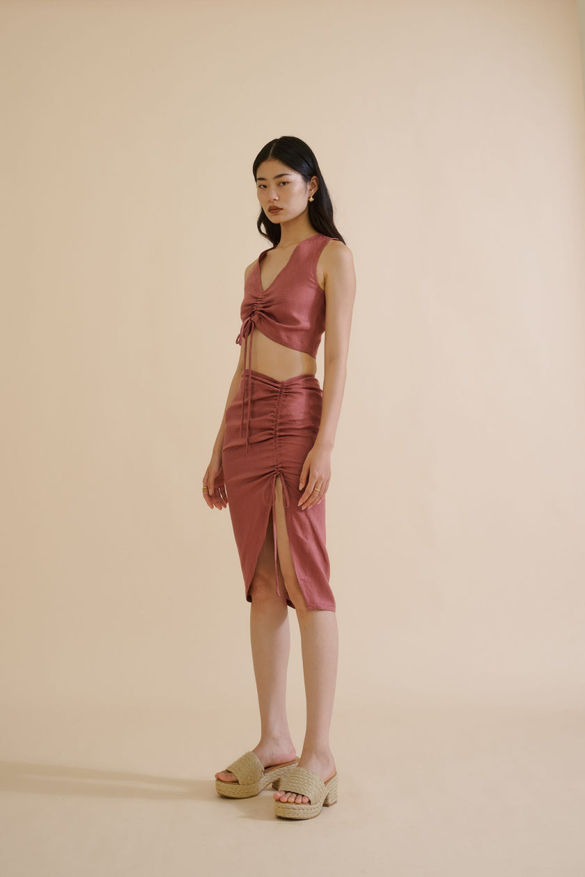 SAHAR SKIRT (CLAY) - RICOCHET