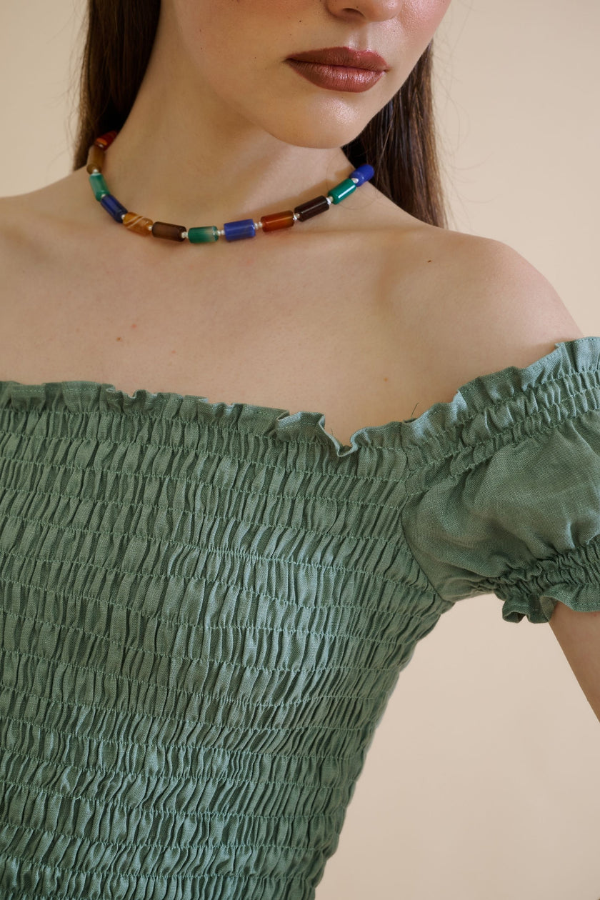 LILOU TOP (SAGE) - RICOCHET