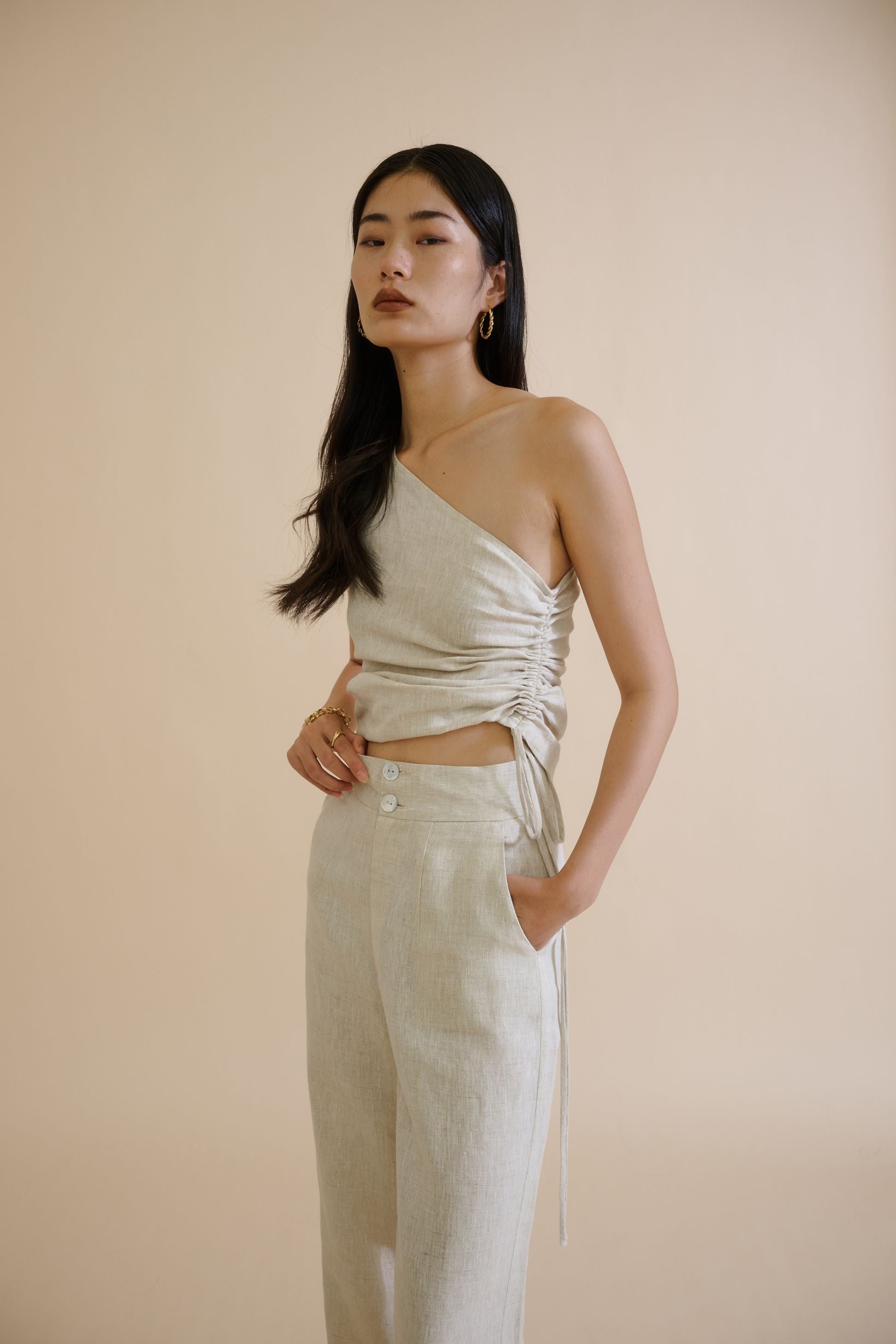 RANA TROUSER (SAND) - RICOCHET