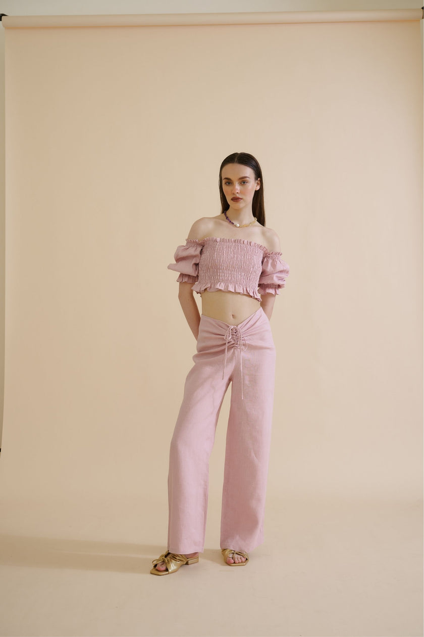 RABIAH TOP (BLUSH) - RICOCHET