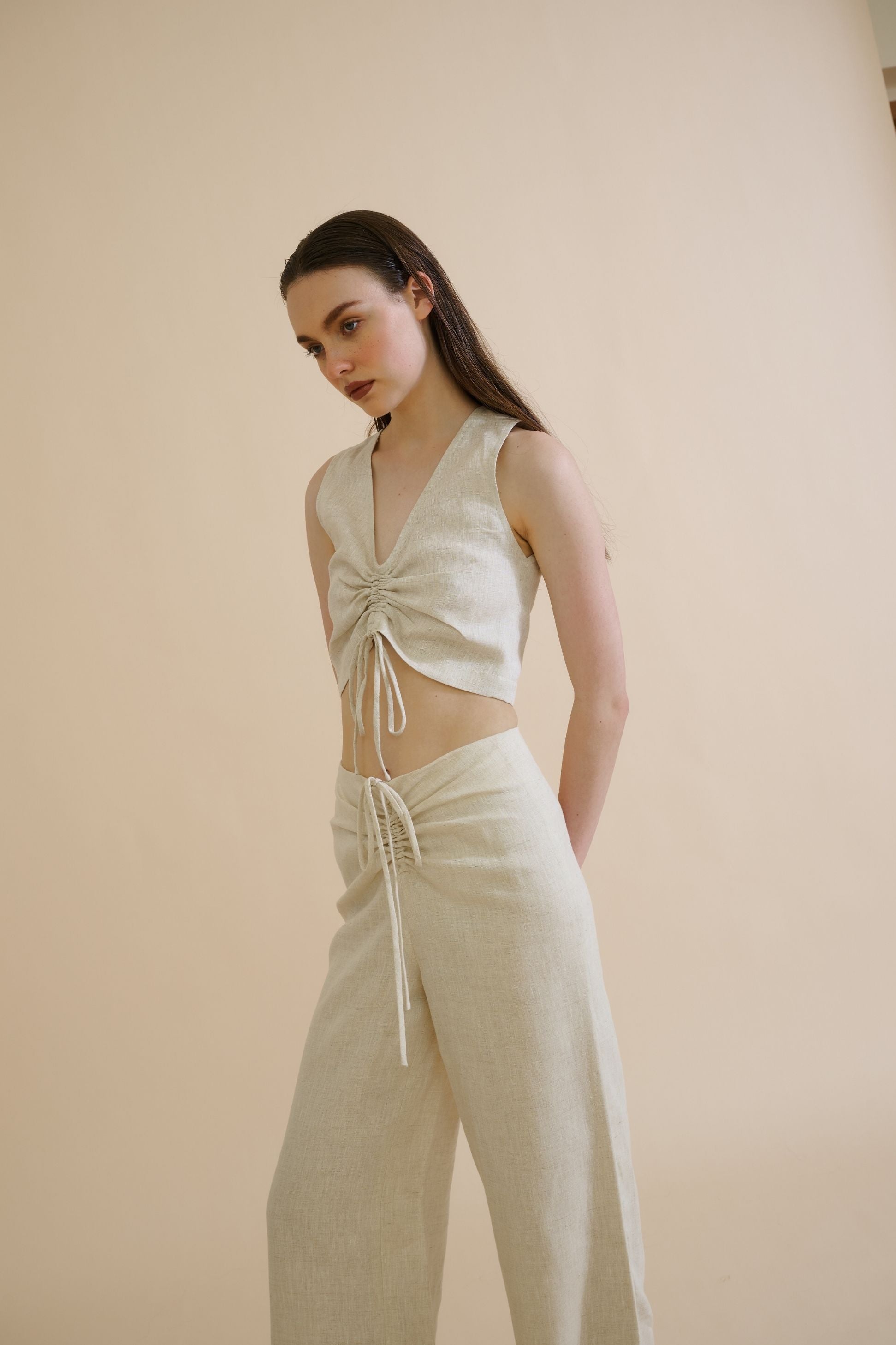 SAHAR TOP (SAND) - RICOCHET