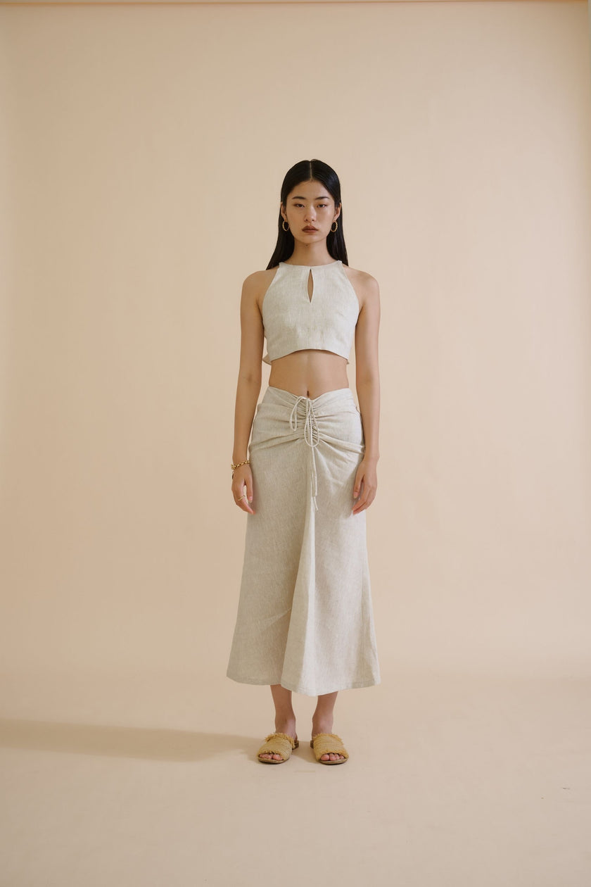 CHARMAINE SKIRT (SAND) - RICOCHET