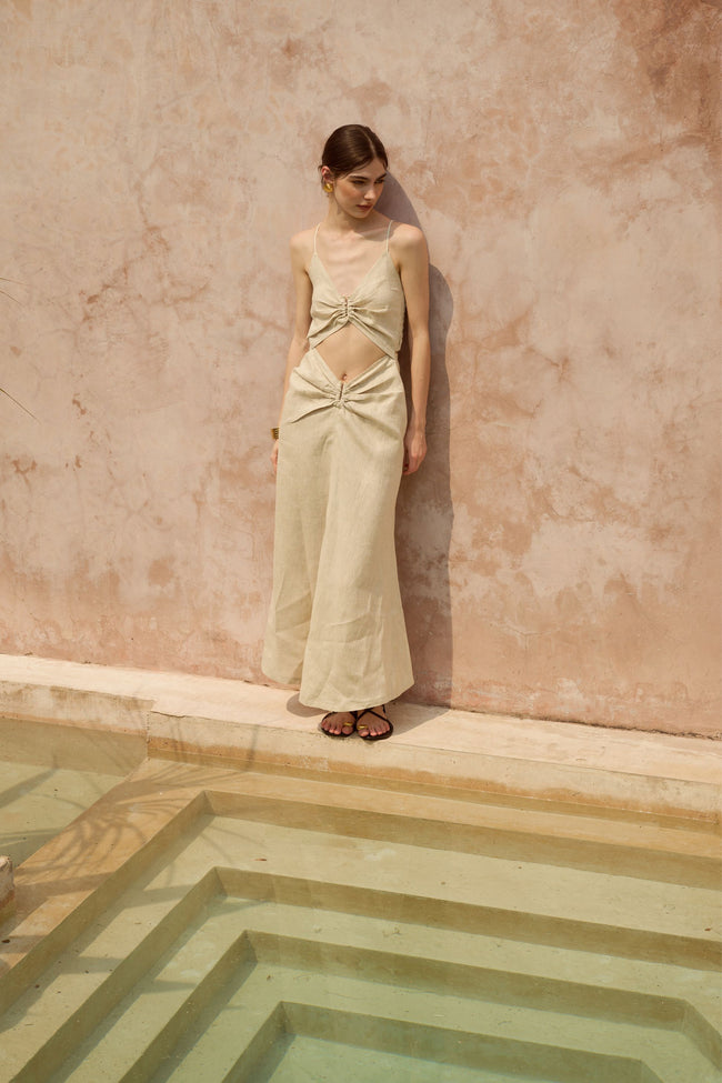 ARWA CUT-OUT DRESS - RICOCHET