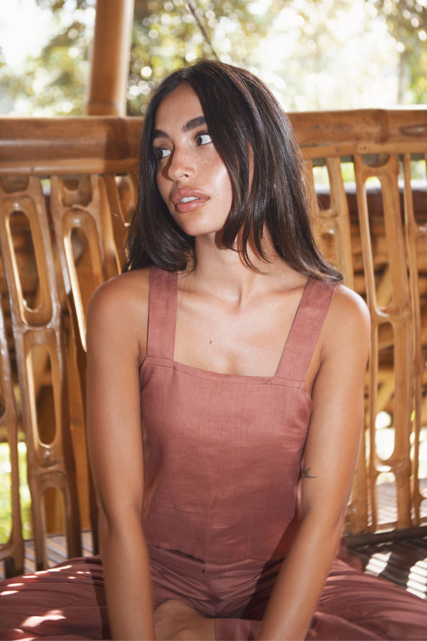 VERA TOP (CLAY) - RICOCHET