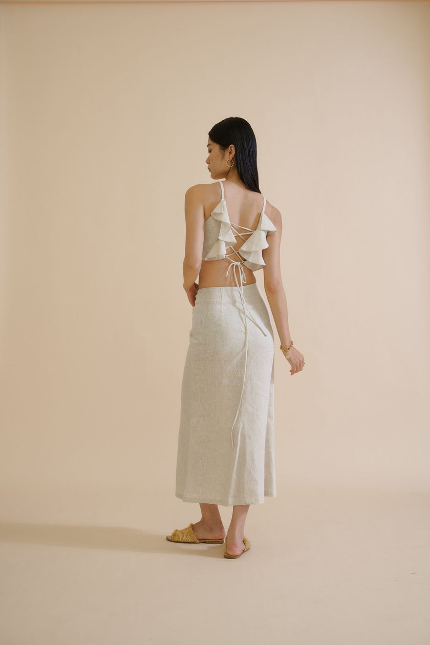 CHARMAINE SKIRT (SAND) - RICOCHET