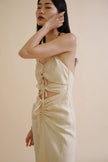 DANIELI CUT-OUT DRESS (IVORY) - RICOCHET