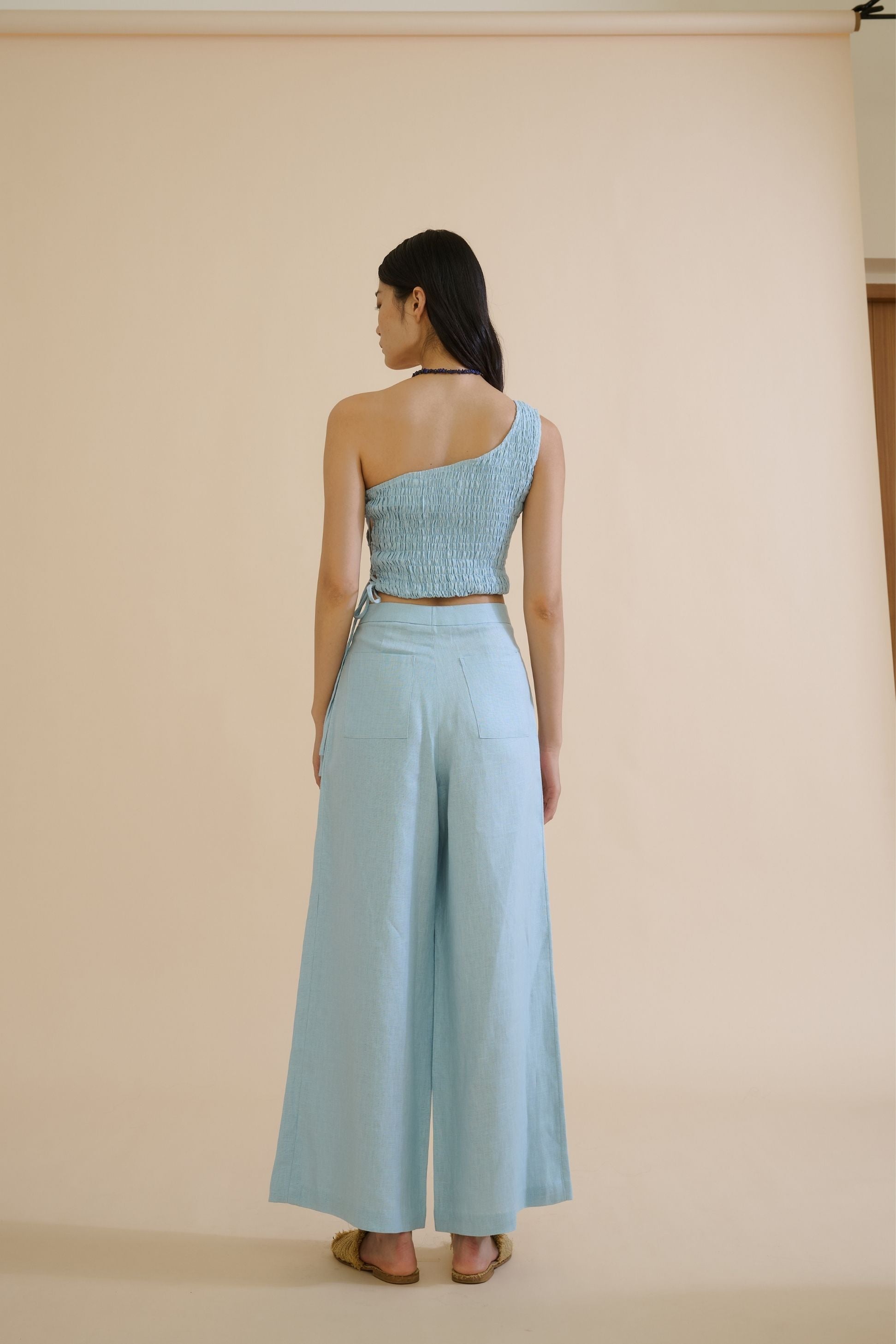 NEFELI TROUSER (CORNFLOWER) - RICOCHET