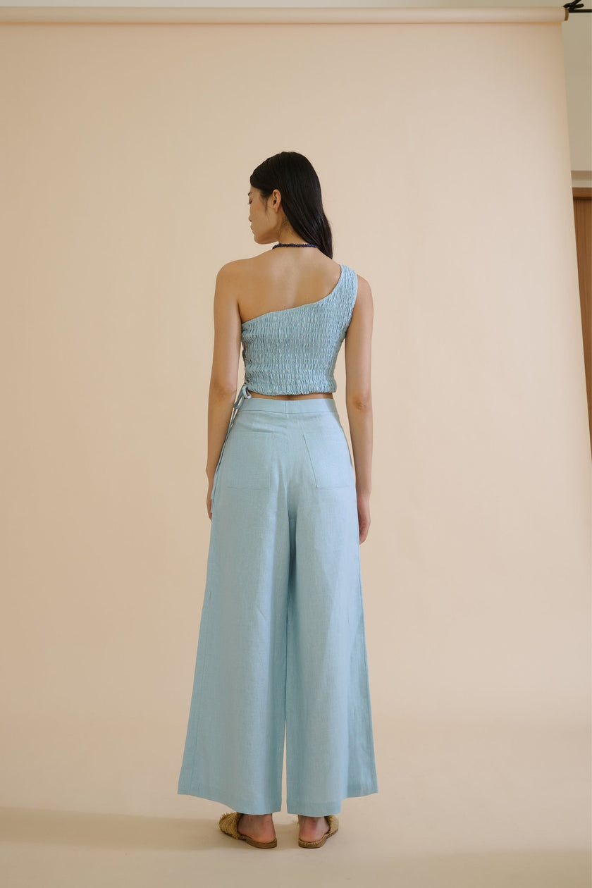 NEFELI TROUSER (CORNFLOWER) - RICOCHET