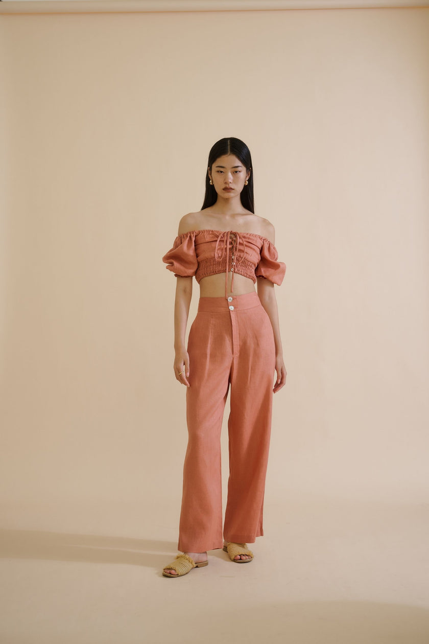 RANA TROUSER (TERRACOTTA) - RICOCHET