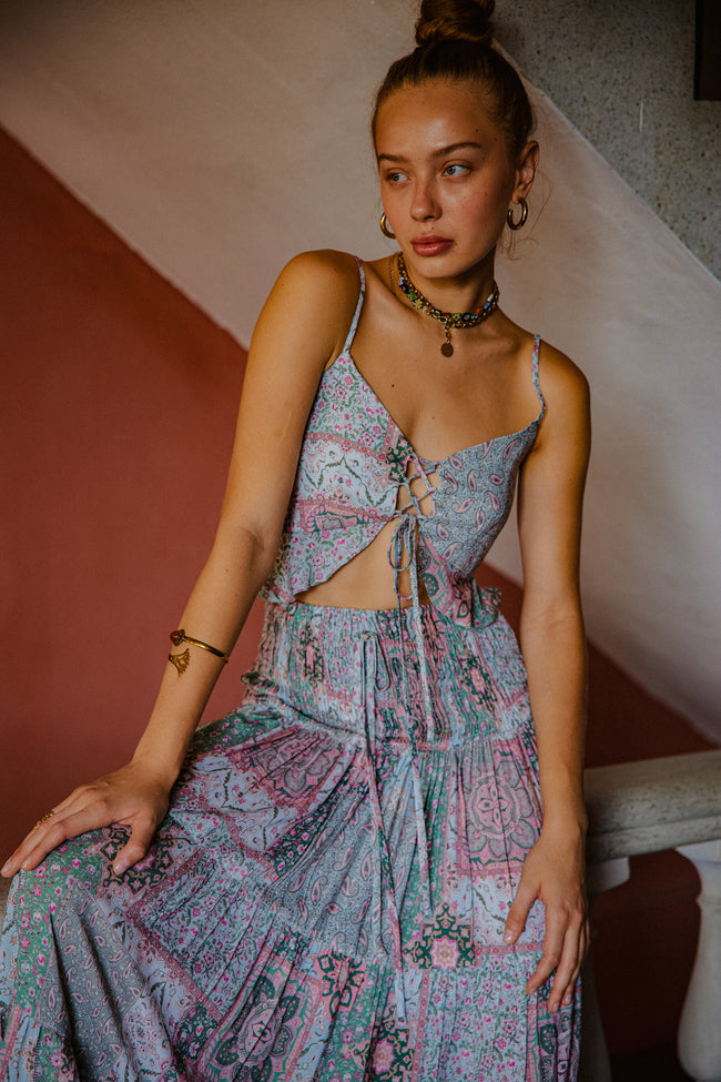 JIYANA RUFFLED TOP - RICOCHET