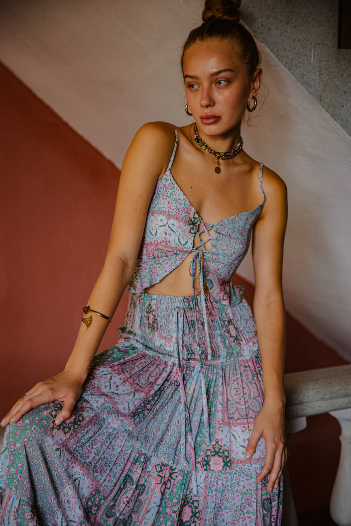 JIYANA RUFFLED TOP - RICOCHET