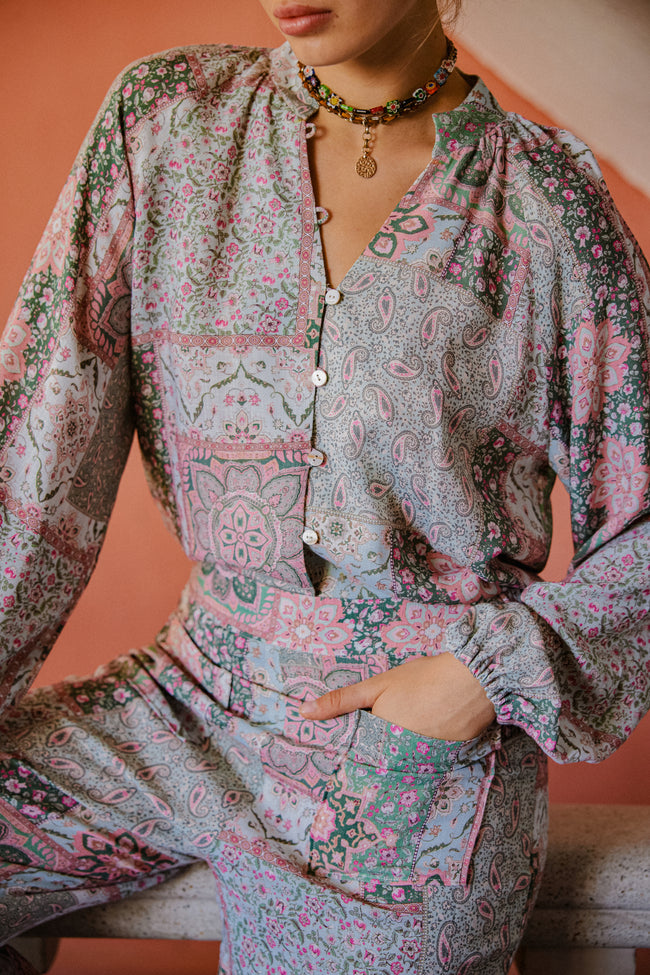 JIYANA LONG SLEEVES TOP - RICOCHET