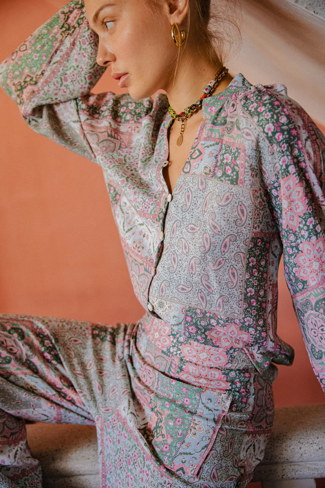 JIYANA LONG SLEEVES TOP - RICOCHET