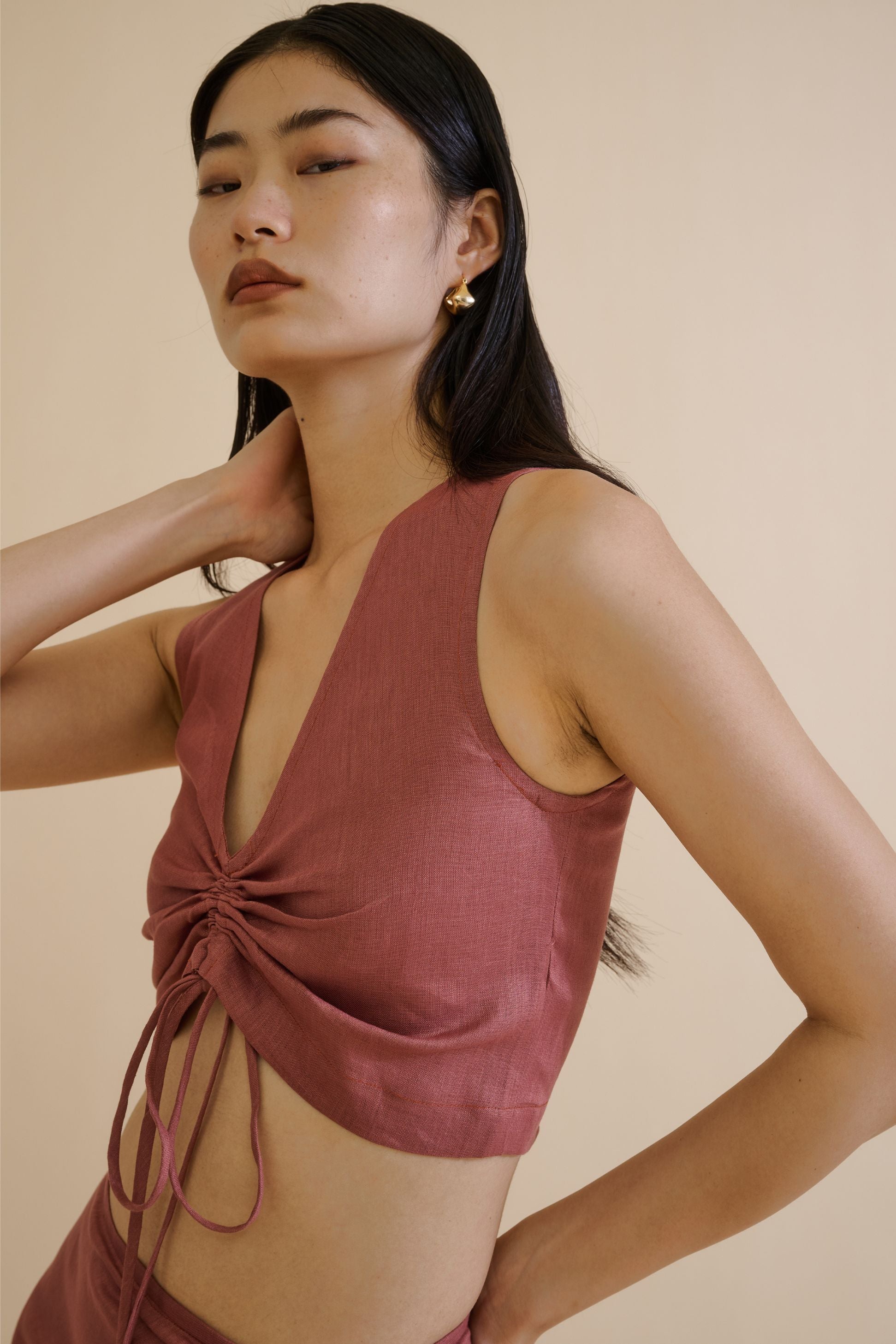 SAHAR TOP (CLAY) - RICOCHET