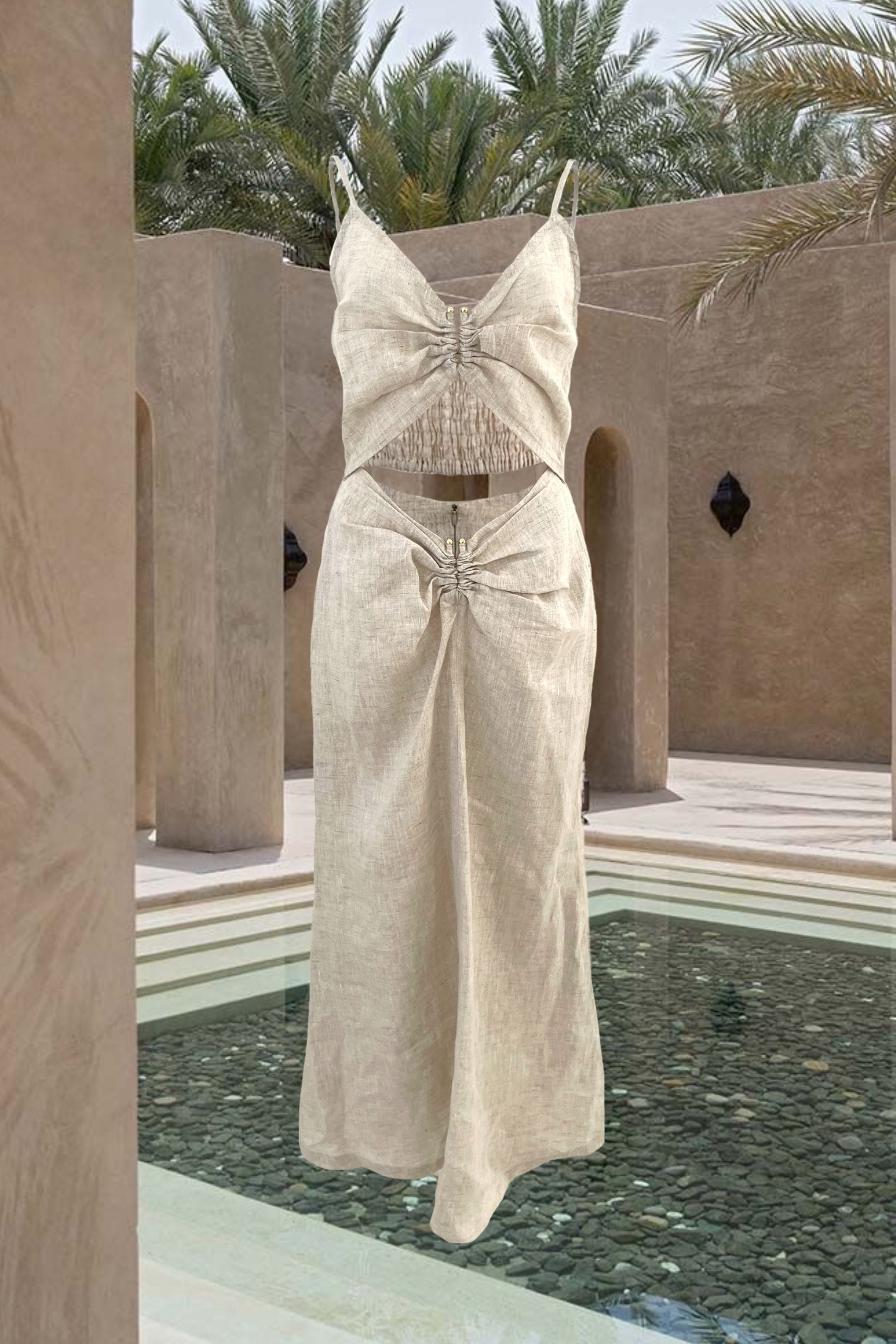 ARWA CUT-OUT DRESS - RICOCHET