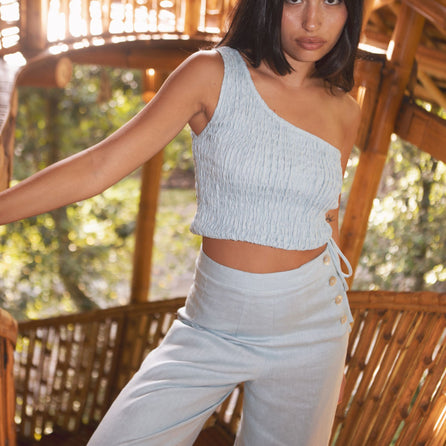 NEFELI TROUSER (CORNFLOWER) - RICOCHET