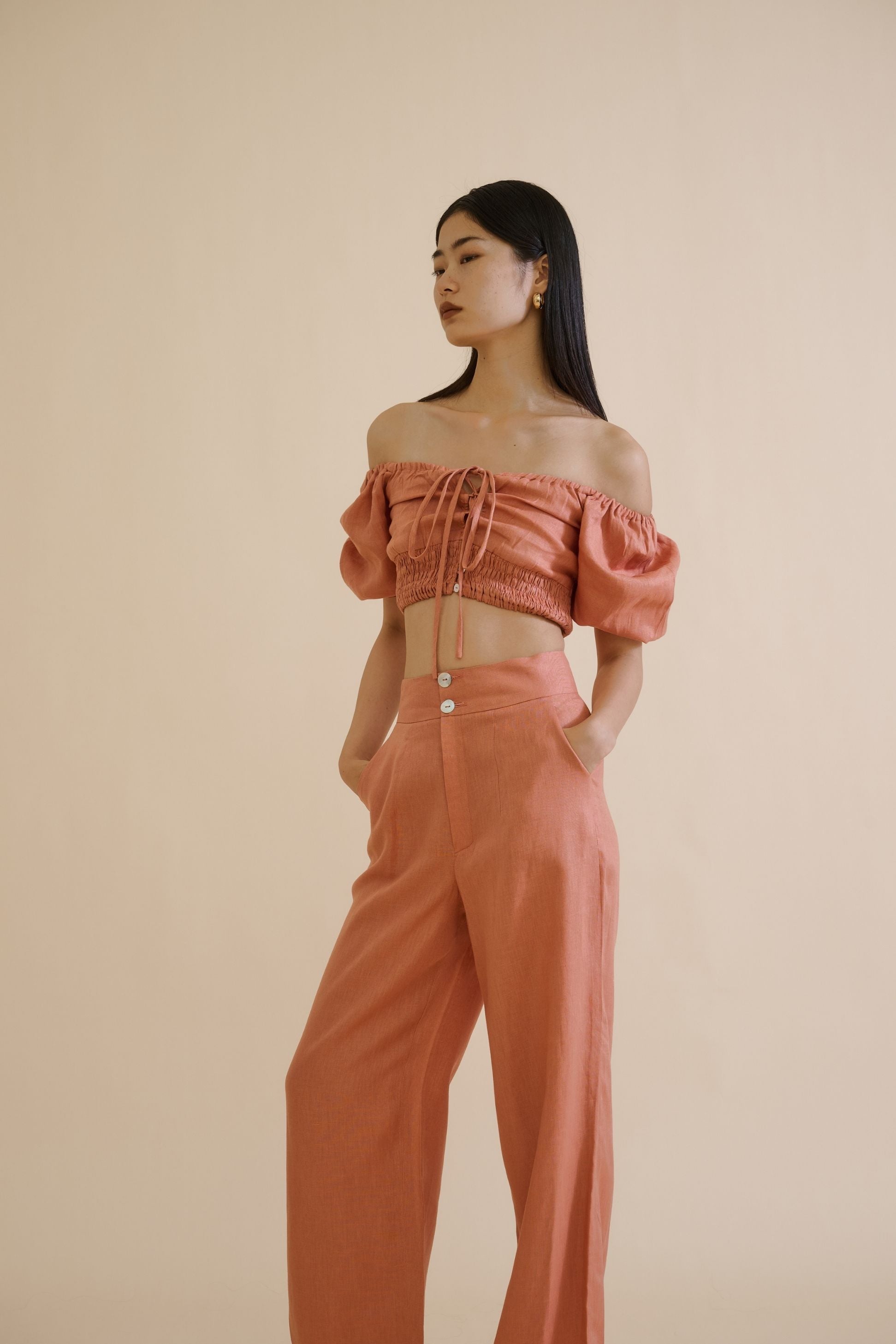 RANA TROUSER (TERRACOTTA) - RICOCHET