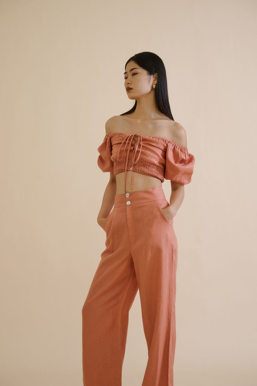 RANA TROUSER (TERRACOTTA) - RICOCHET