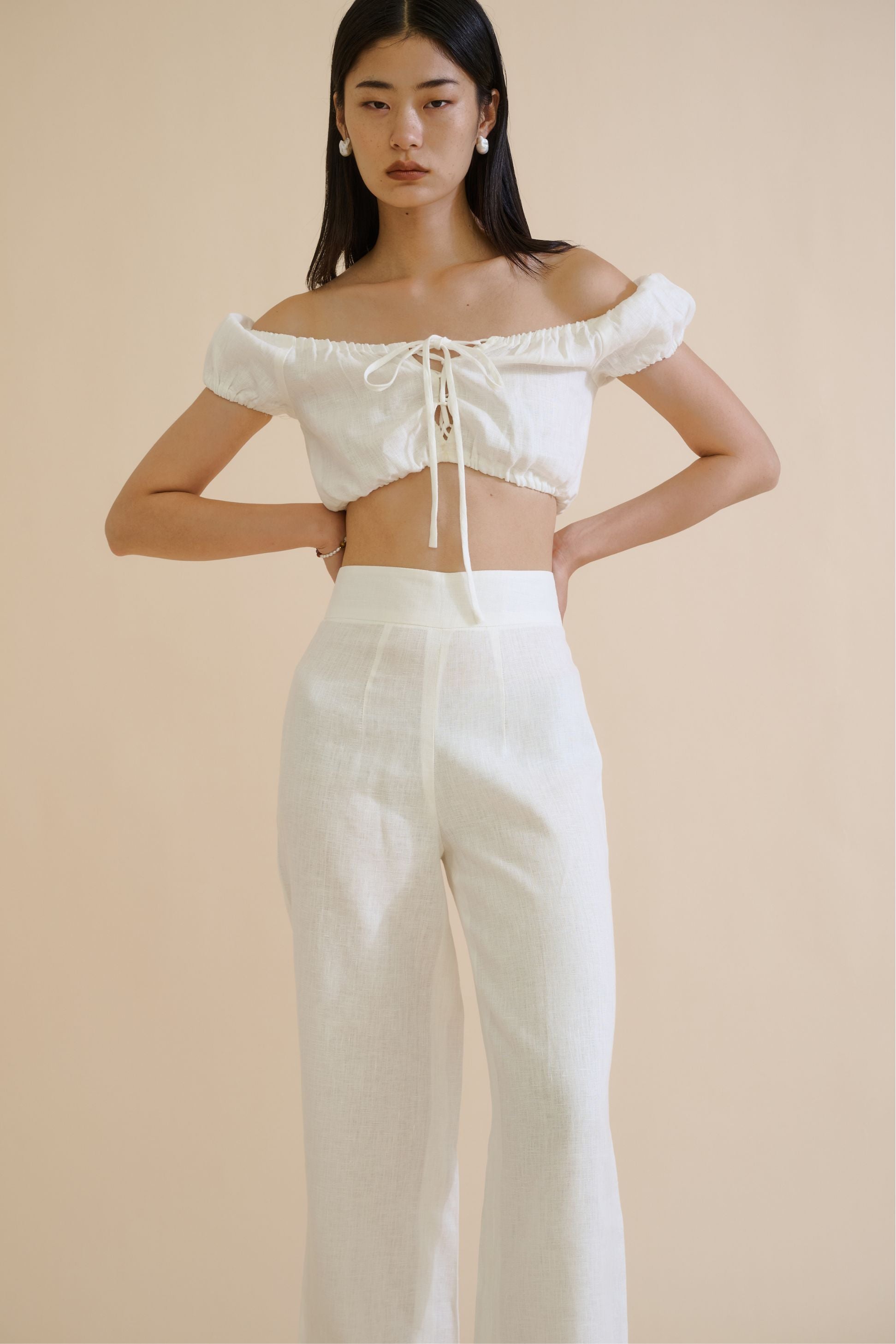 JAWHARA TROUSER (WHITE) - RICOCHET