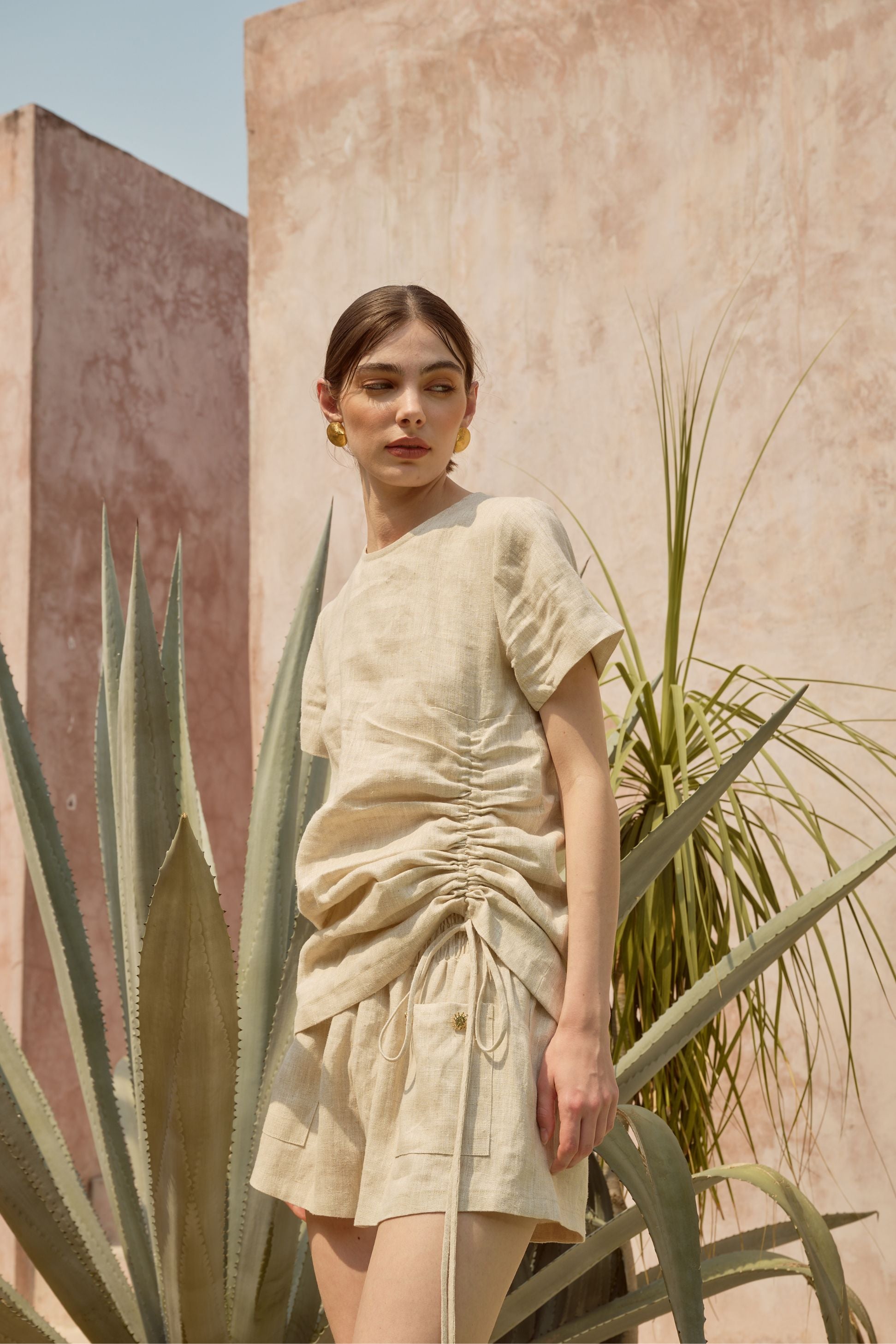 ARWA SHORT SLEEVES TOP - RICOCHET