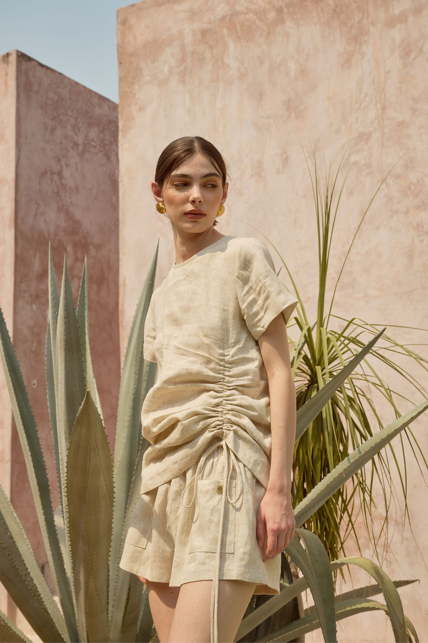 ARWA SHORT SLEEVES TOP - RICOCHET