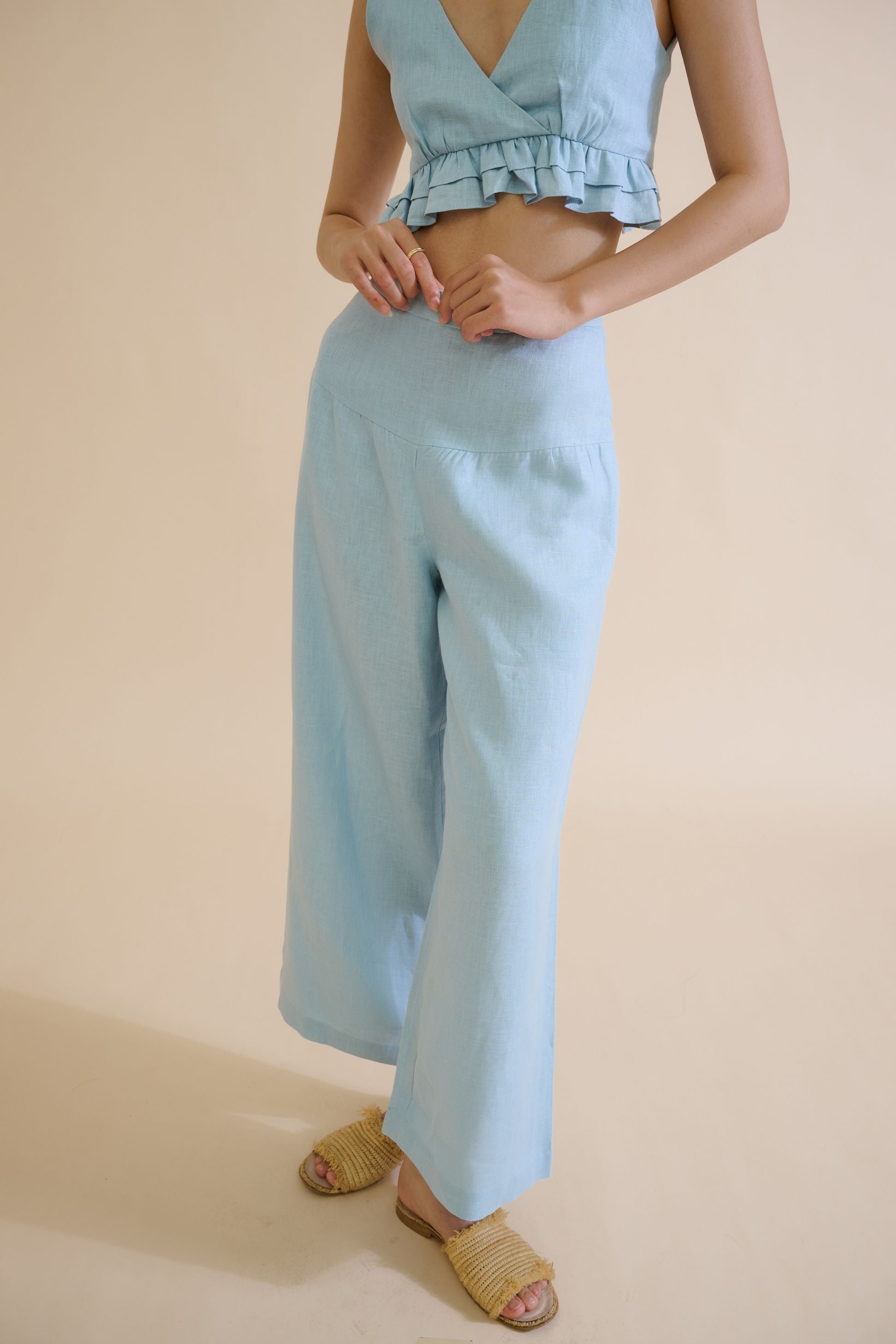FURAHA TROUSER (CORNFLOWER) - RICOCHET