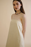 DANIELI STRAPLESS DRESS (IVORY) - RICOCHET