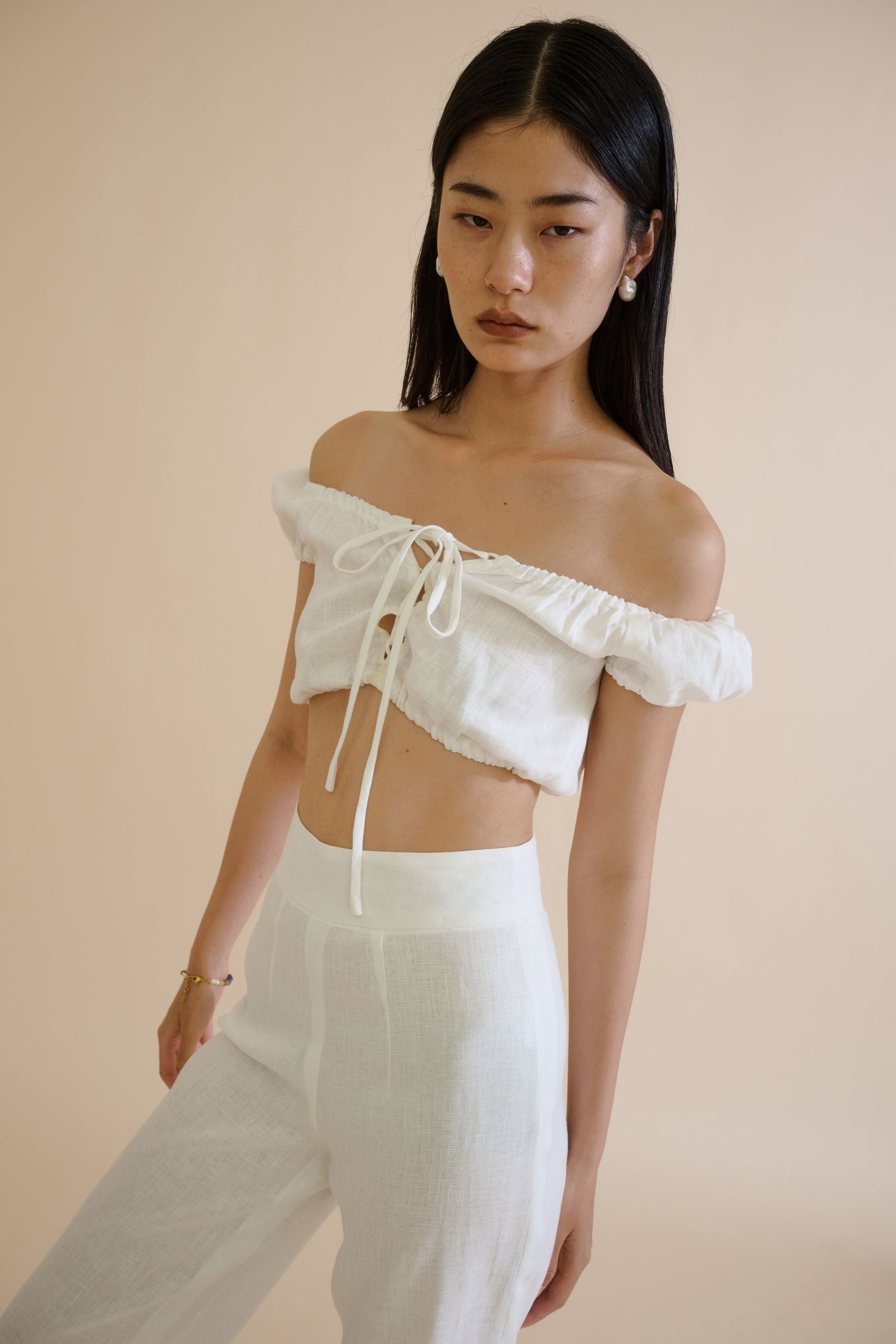 JAWHARA TROUSER (WHITE) - RICOCHET