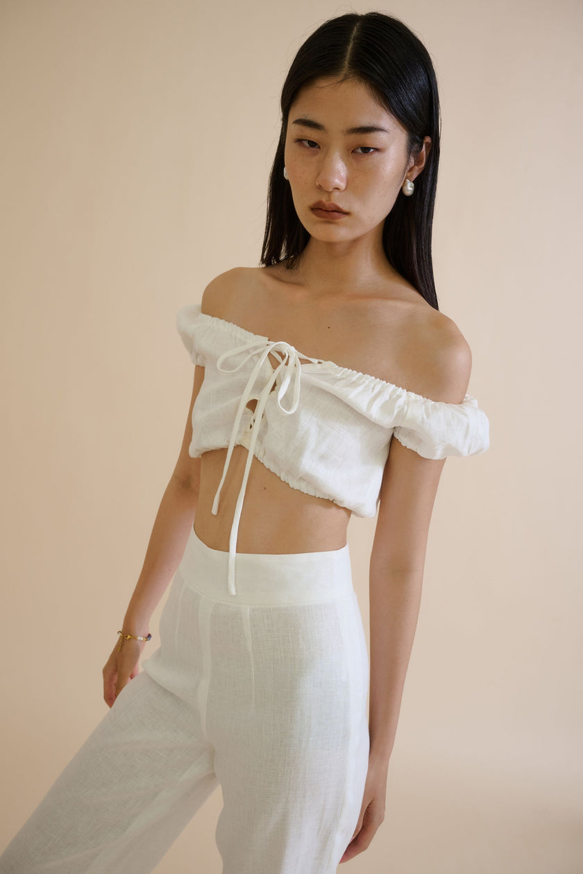 JAWHARA TROUSER (WHITE) - RICOCHET