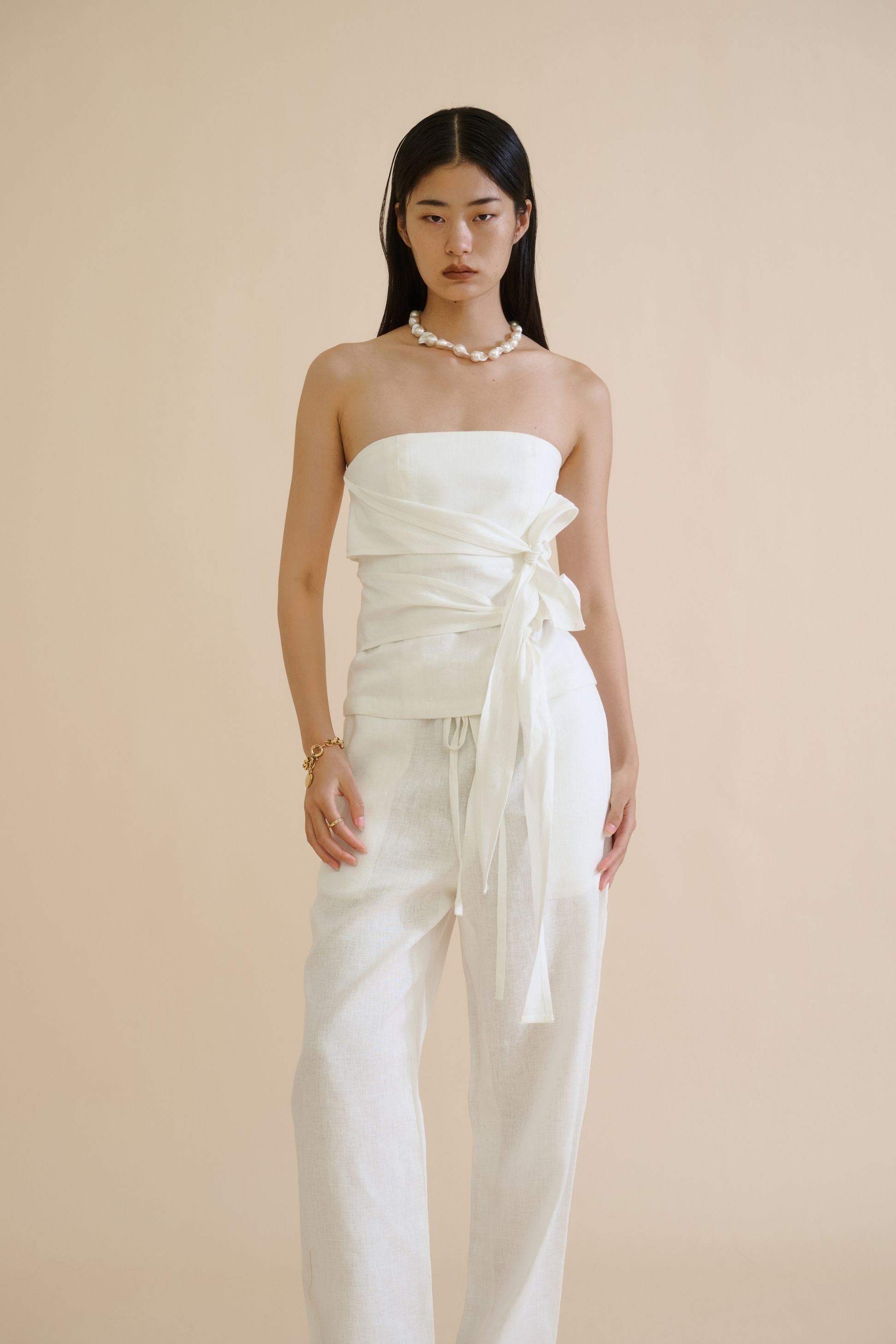 MILOS TROUSER (WHITE) - RICOCHET