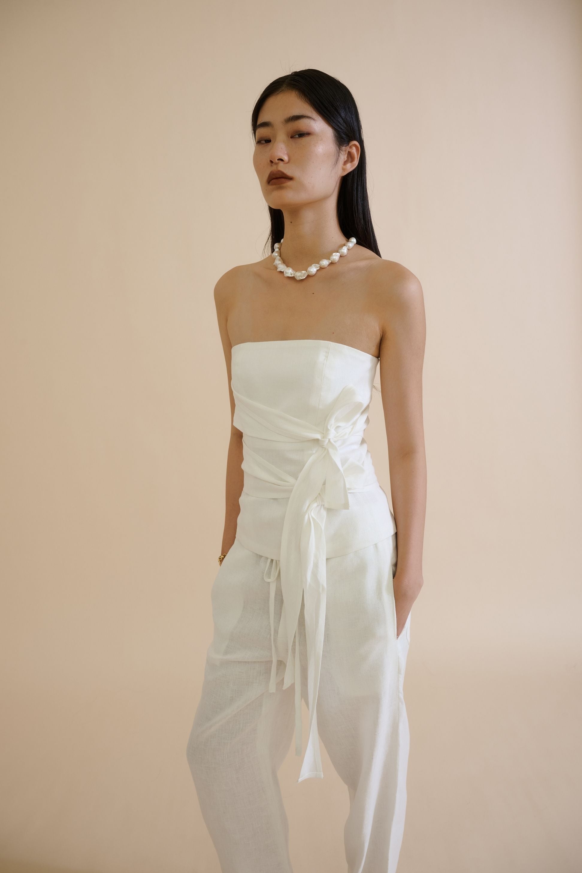 MILOS TROUSER (WHITE) - RICOCHET