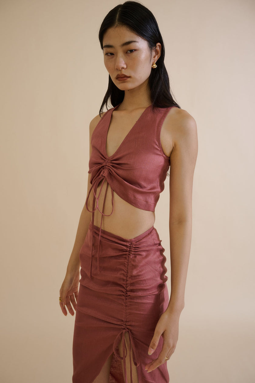 SAHAR SKIRT (CLAY) - RICOCHET